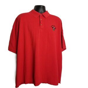 Vintage Camp Phillips Boy Scout Polo XXL Red Embroidered Americana